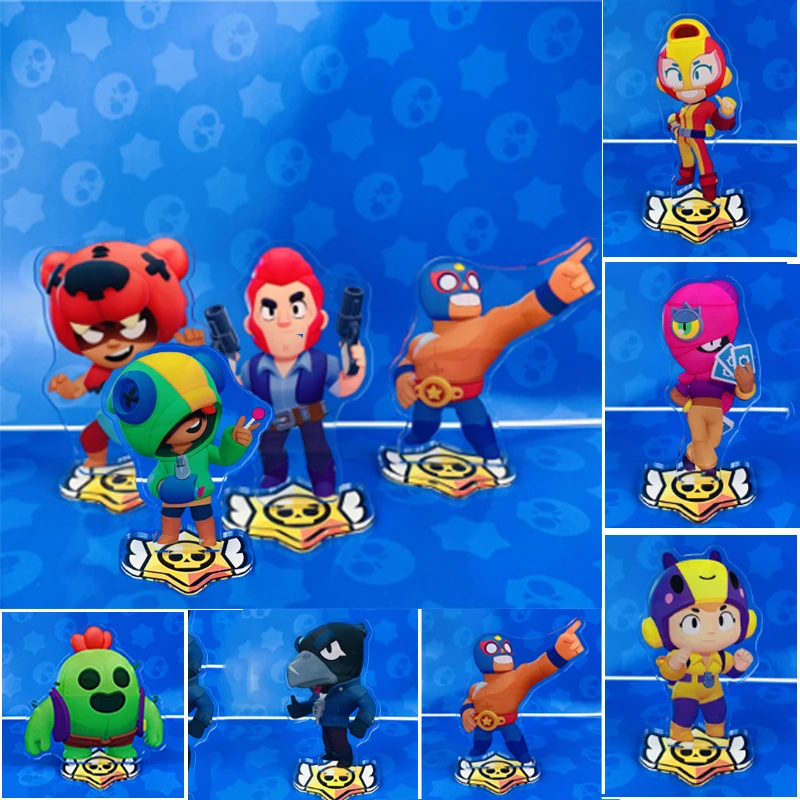 Figuras Grandes De Brawl Stars Modelo De Tarjeta Figura Acrilica Con Soporte Modelo De Placa Soporte Para Pastel Material Brawling Juguetes De Accion Perifericos Juguetes De Peluche Electronicos Aliexpress - brawl stars tarjeta de cumpleaños