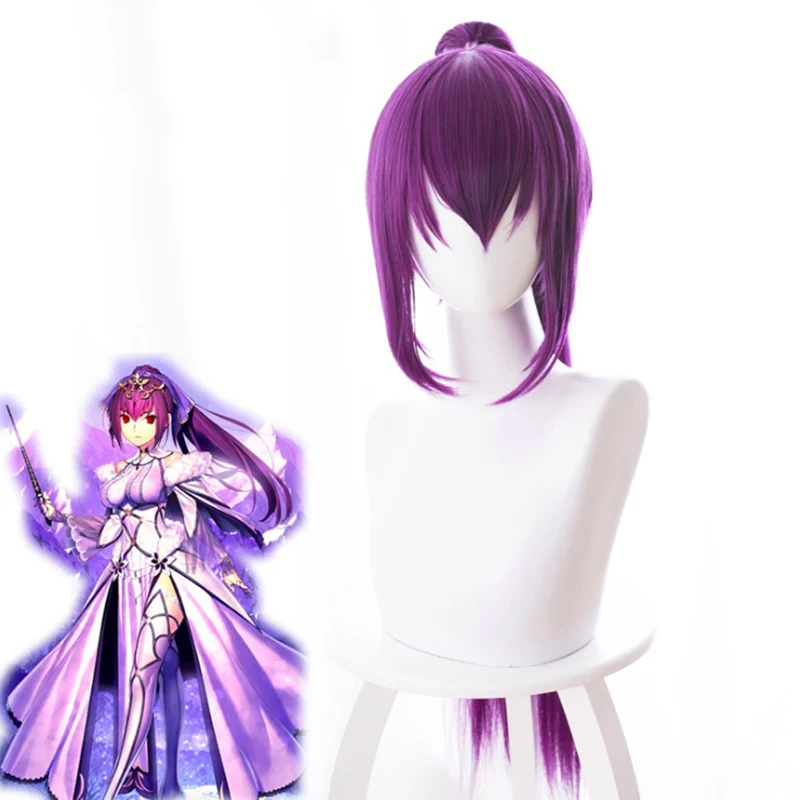 Игра Fate Grand Order Косплей парики Scathach Косплей термостойкие искусственные волосы для париков Хэллоуин Карнавал вечерние женские косплей парик
