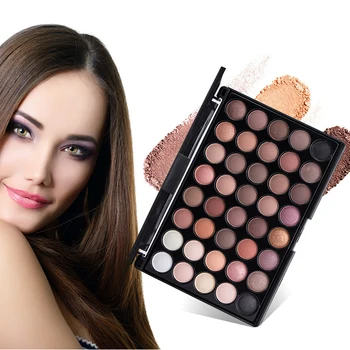 

40 Colors Eye Makeup Nudes Palette Matte Eyeshadow Eye Shadows Earth Pearl Shimmer Pallete Glitter Powder Cosmetic Set TSLM1