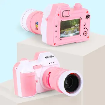 

Cute Baby Cartoon Plastic Educative Toys Games Children Electric Mini Simulation Sound And Light Projection Camera Toys Gift