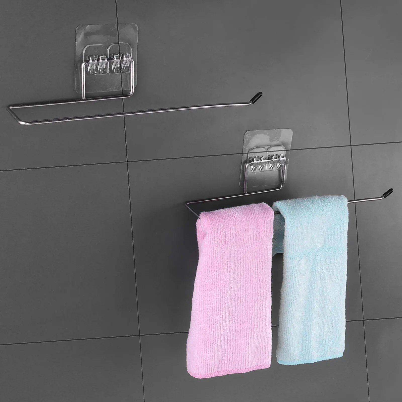 Kitchen Toilet Paper Holder Metal Tissue Holder Hanging Bathroom Toilet Paper Roll Home Towel Storage Rack toilet paper holder