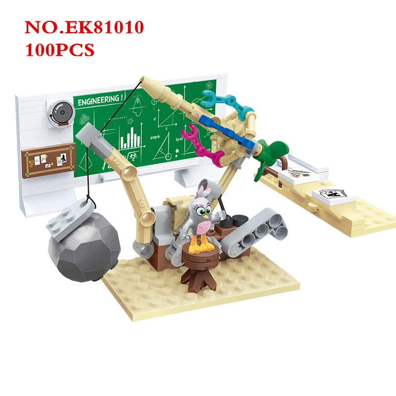 

Small Building blocks toys New Movie cute birds Playground Trick or treat pig model sets Bricks kids toys for Children gift