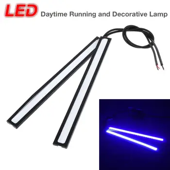 

2Pcs DC 12V Waterproof Super Bright Blue DRL Fog Driving Lamp Car COB LED Lights 500LM Blue Color Light for Car Vehicle SUV