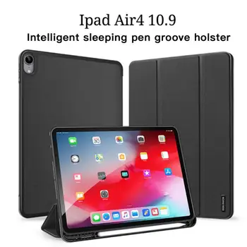 

2020 New Suitable For IPad Air4 10.9 Case With Pencil Holder Case Case For IPad Leather Case For IPad Air 4 10.9 With Pen Slot