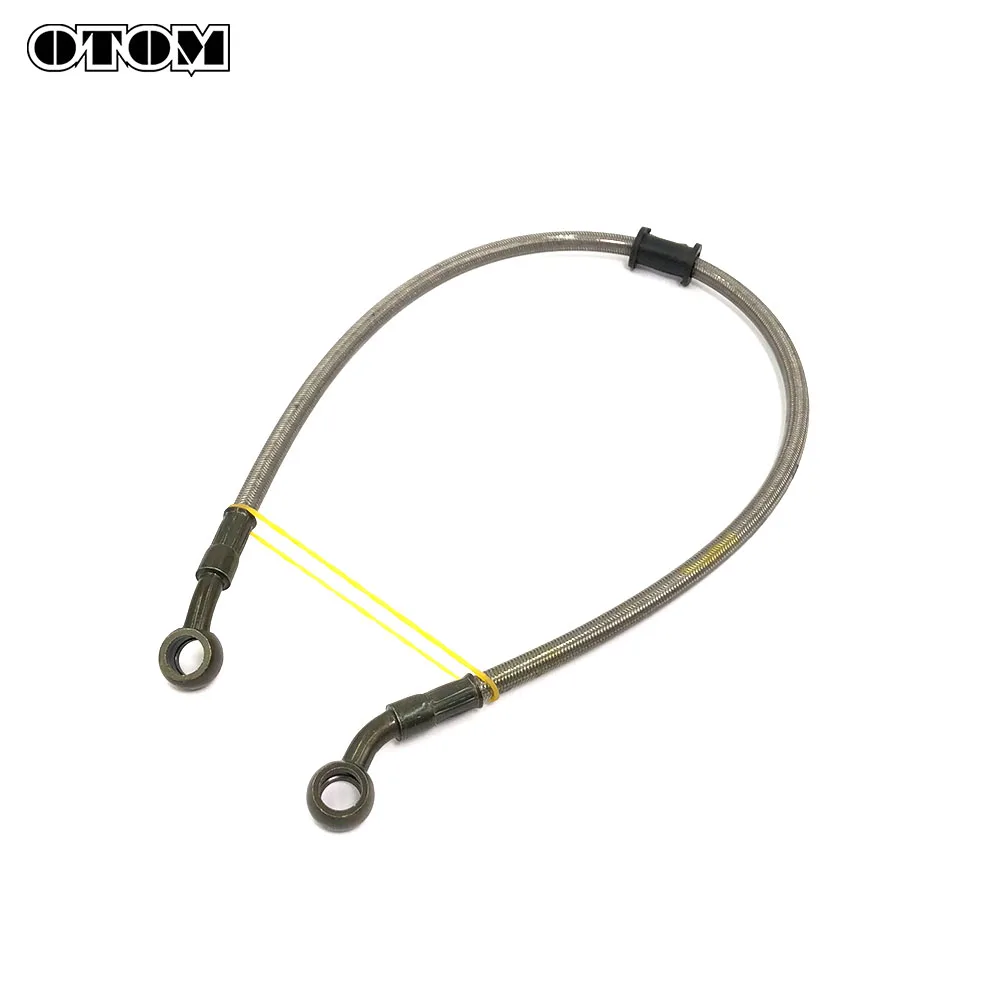 OTOM Braided Brake Hose 1320mm 590mm Motorcycle Dirt Bike Front Rear Brake Line for HONDA CRF YAMAHA YZF 250 450