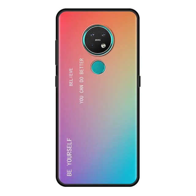 Gradient BE YOURSELF Cell Phone Case for Nokia 5.4 7.2 3.4 5.3 2.3 3.2 8.3 5G 2.4 2.2 4.2 1.3 1.4 C20 G20 X20 Cover Coque B14