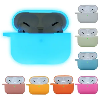 

Wireless Bluetooth Earphone Case For Apple AirPods Pro Fluorescent TPU Silicone Shell For Air Pods Pro Protective Headphone Case