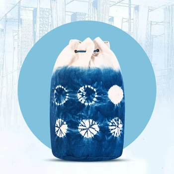 

Women Backpack Handmade Tie Dye Mixed Color Lightweight Casual Canvas School Bag Large Capacity Shopper Travel Backpack for Girl