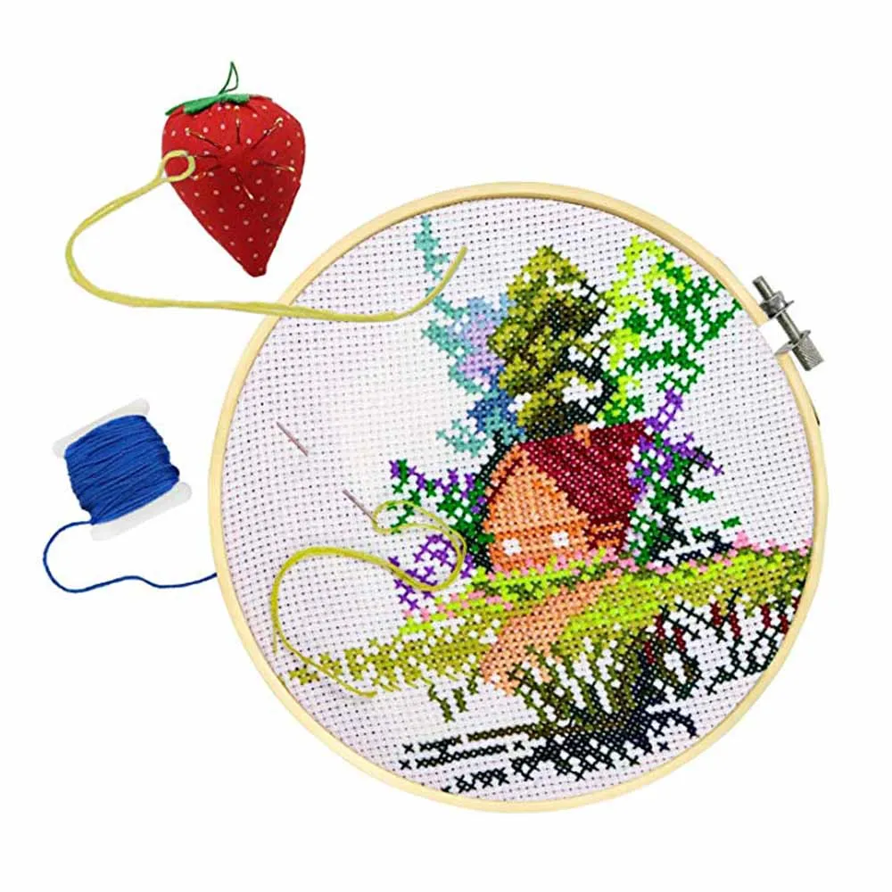 139pcs/Set Cross Stitch String Set 100 Colors Embroidery Thread String Kits 100 Skeins Floss Cross Stitch Kit