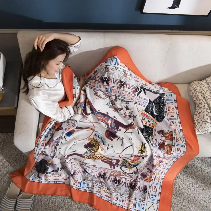 Новое прямоугольное одеяло Raschel из микрофибры с героями мультфильмов, одеяло для путешествий и сна, зимнее одеяло класса А