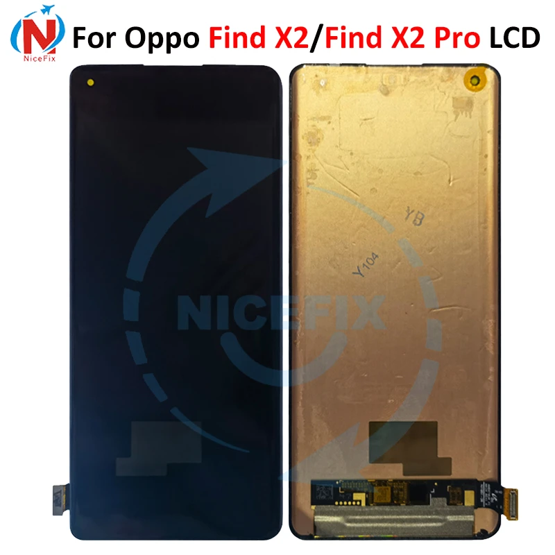 6 7 Amoled For Oppo Find X2 Cph2023 Lcd Display Screen Touch Panel Screen Digitizer For Oppo Find X2 Pro Display Cph2025 Pdem30 Mobile Phone Lcd Screens Aliexpress