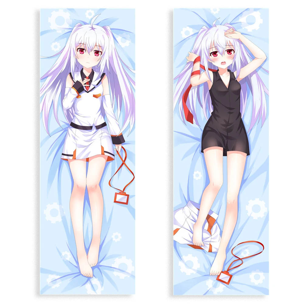 

Anime PLASTIC MEMORIES Long Pillow Case Cosplay Isla Cushion Cover Hugging Body Peach Skin Pillowcase fashion Printed