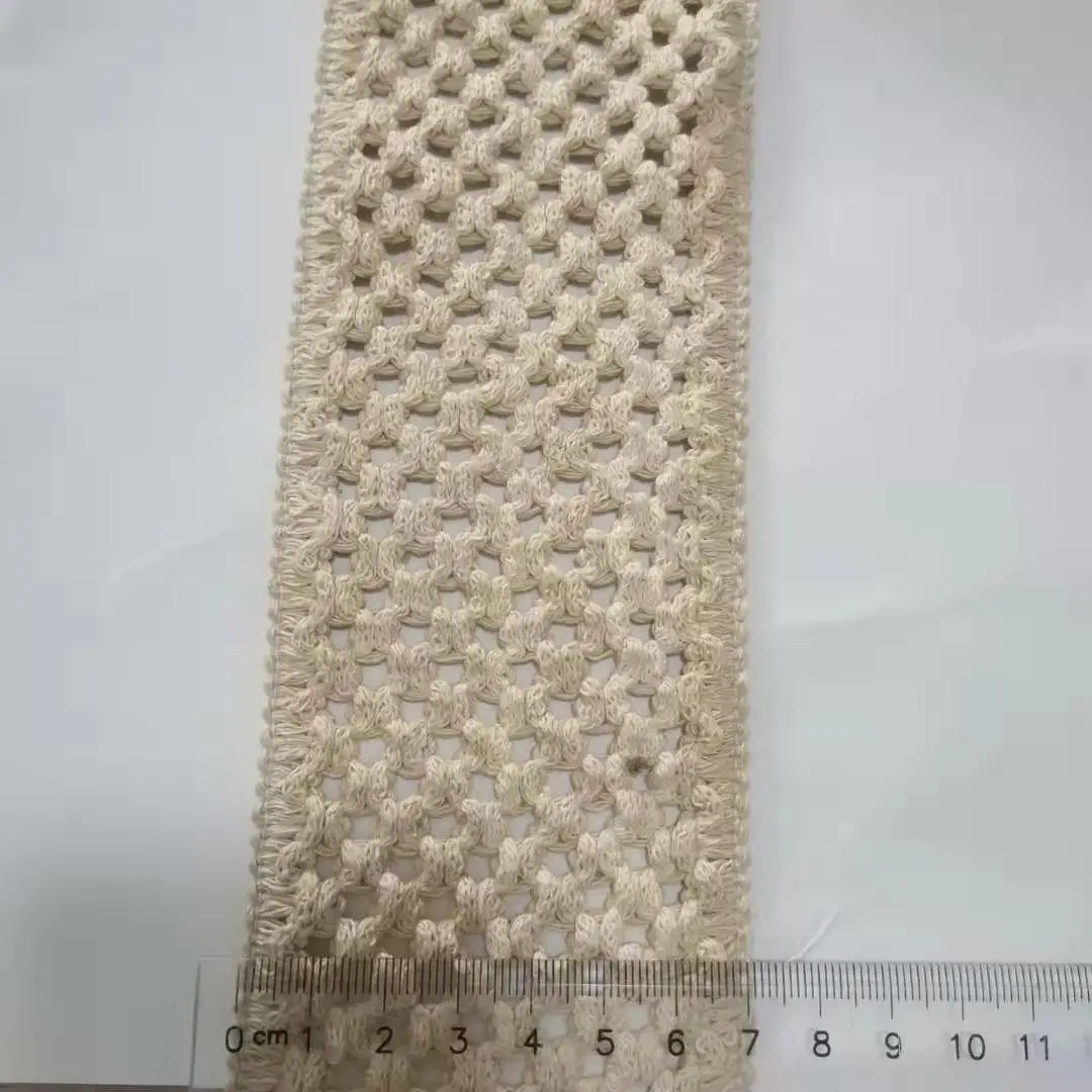 10 ярдов полый стрейч Вязание кружево отделка ручной работы 6 см до 8 см в ширину рукоделие кружевная лента эластичная тесьма Швейные аксессуары