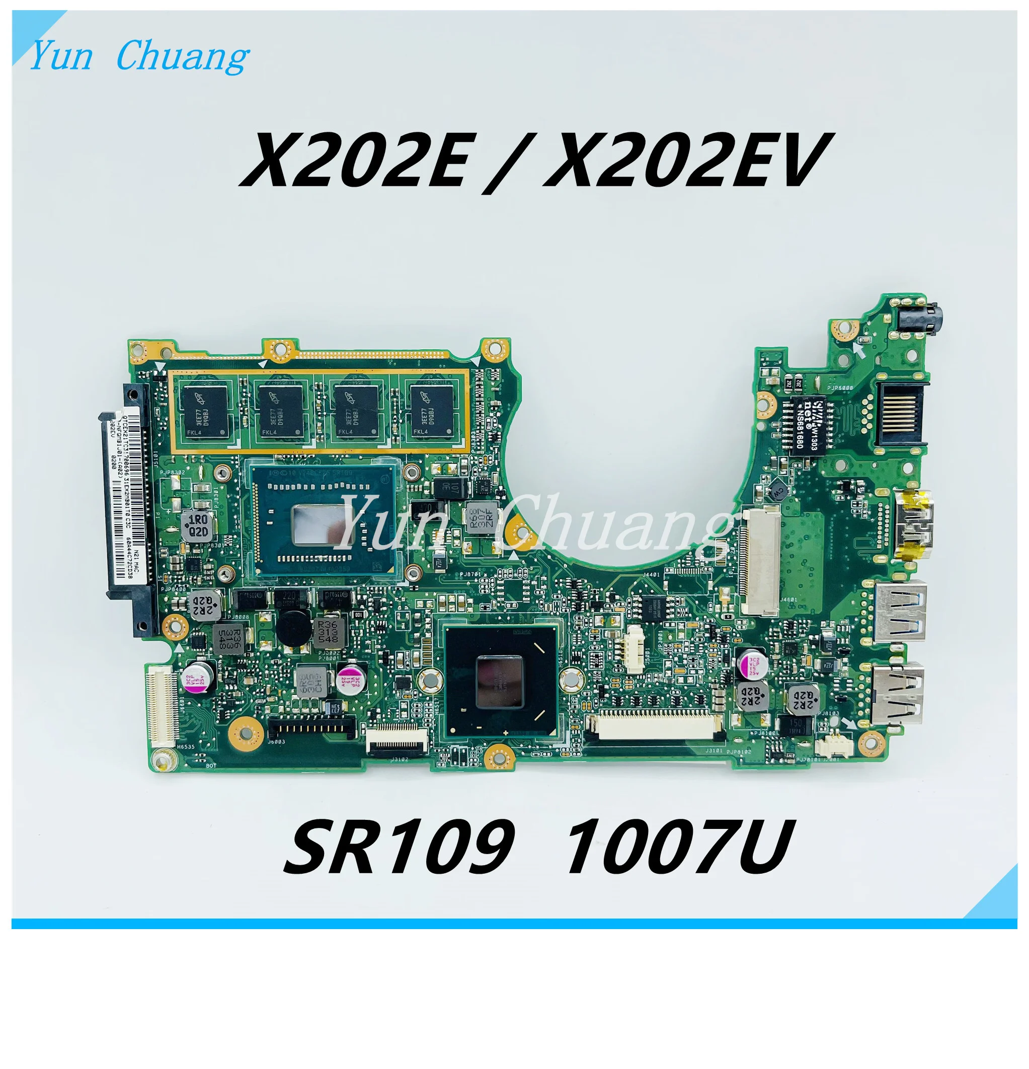 X202EV X202E motherboard For ASUS S200E X202E X201E X202EP Laptop