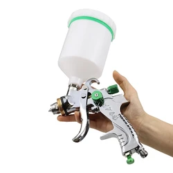 Pistola de proteção ambiental para carro, manual, com calibre grande, pistola de pulverização, máquina de jateamento, pintura