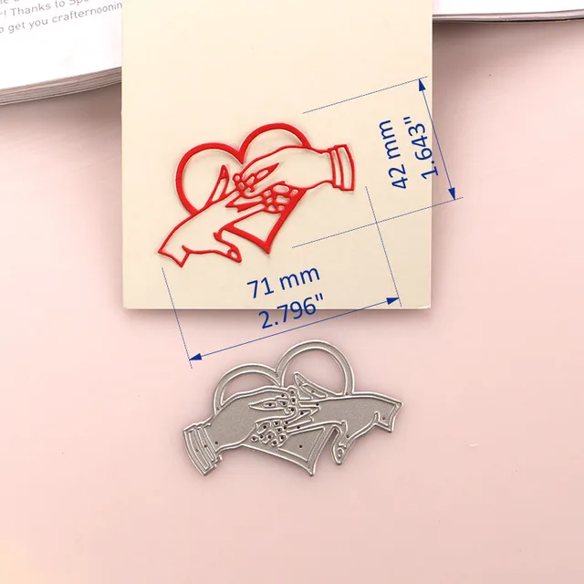 Duofen Metal Cutting Dies Wedding Love Ring Marriage Engagement Ring Stencil Diy Scrapbook Paper Album 2020 New Cutting Dies Aliexpress