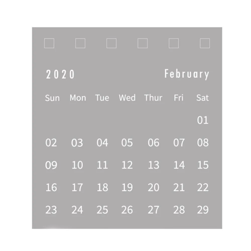 VIVIDCRAFT простая программа планировщик стол календарь еженедельник ежемесячный список Настольный календарь офисные принадлежности