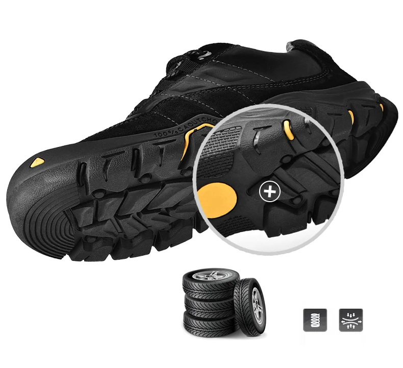 Men's Hiking Shoes Cushioning Mountain Climbing Anti-Slip Outdoor Comfortable Trekking Sneakers Plus size 45