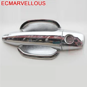 

Handle Door Automobile Modified Chromium Decorative Car Styling Decoration Accessory Accessories Covers 18 19 FOR Peugeot 307