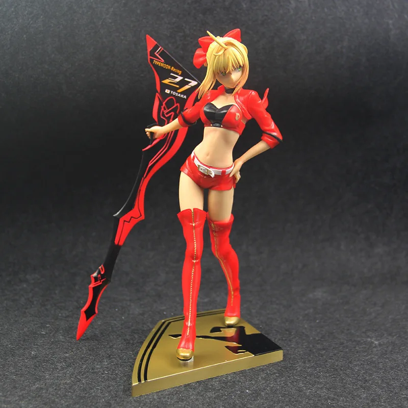 nero claudius fate saber EXTRA red Racing suits nero figure fate stay night(2)
