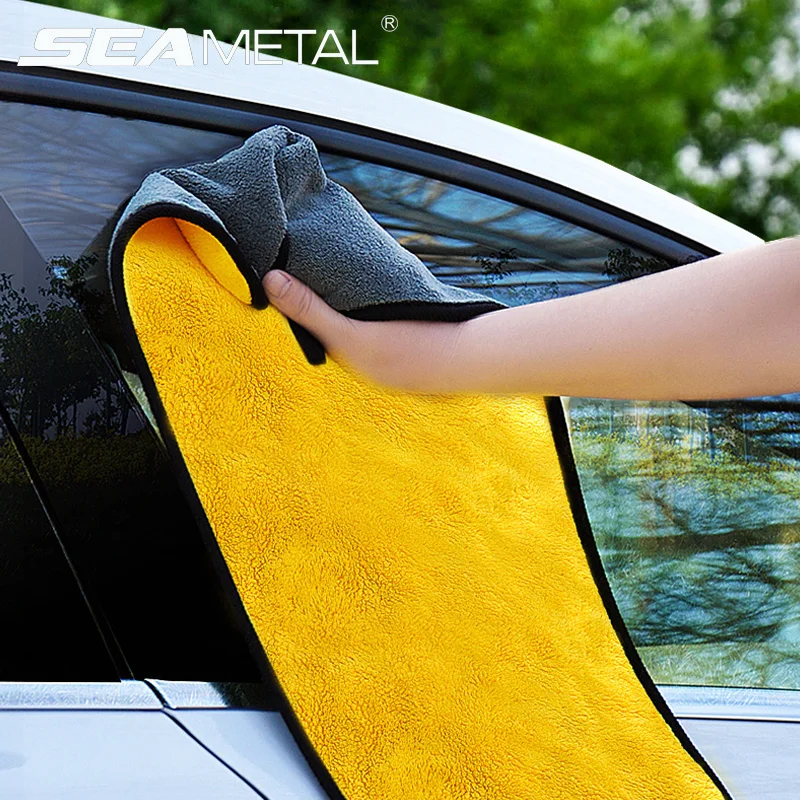 Car Wash Accessories Microfiber Towel Auto Detailing Cleaning Tool Care Washing Drying Cleaner Cloth Thick Plush | Автомобили и