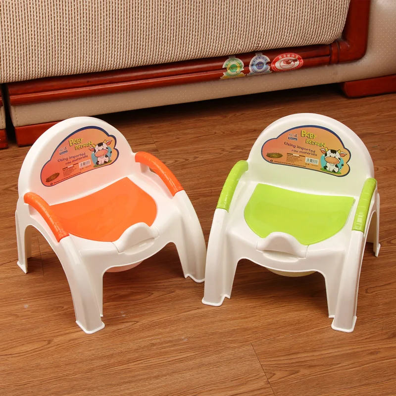 

Hite Vertical Plastic Baby Auxiliary Toilet Baby Plastic Urinal Children's Cartoon Stool Bedpan Chamber Pot