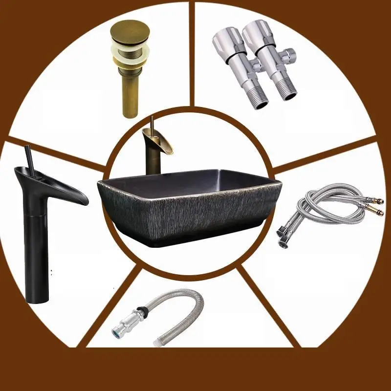MODEL C Bain Evier Bagno Lavatorio Waschtisch Da Appoggio De Umywalka Nablatowa Banyo Lavabo Para Pia Basin Cuba Banheiro ванная раковина - Цвет: MODEL C