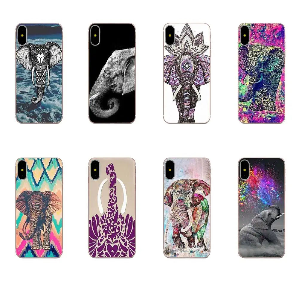 Watercolor Elephant Art Luxury Cell Phone Case For Samsung Galaxy Note 5 8 9 S3 S4 S5 S6 S7 S8 S9 S10 5G mini Edge Plus Lite | Мобильные