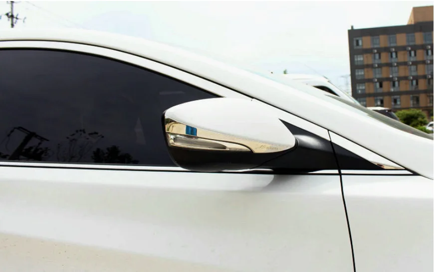 Нержавеющая сталь зеркало боковой бар декоративная отделка для hyundai Elantra 2012- автомобильные аксессуары