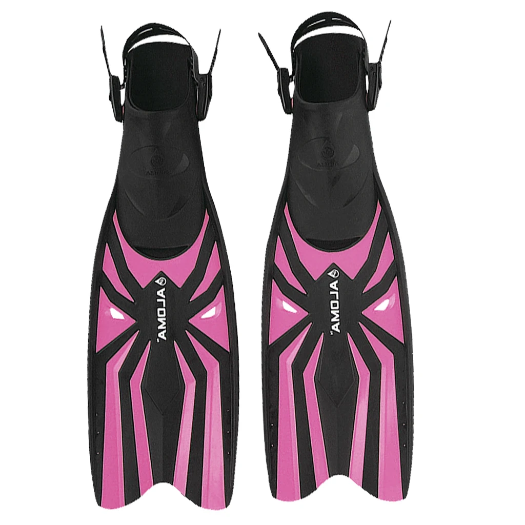Diving Snorkeling Scuba Fins Open Heel Flippers Shoes Adjustable Fin Diving Fins for Swim Training Scuba Diving Snorkeling