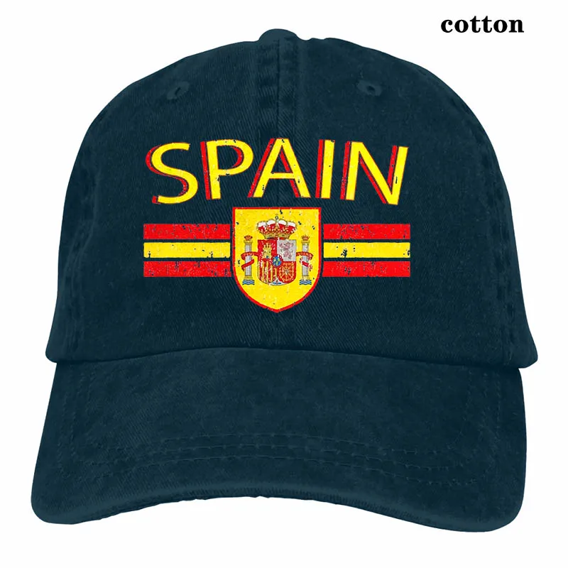 Distressed Испанский флаг Espana Pride Испанский футбол AMD_SPA_01 бейсбольная кепка для мужчин и женщин Кепка для водителя грузовика модная Регулируемая Кепка - Цвет: 3-Navy