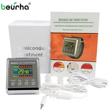 650nm лазер/светильник физиотерапия синусит наручные часы диод LLLT для лечения диабета гипертензии Диабетическая терапия инструмент