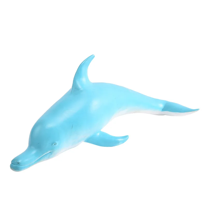 

Soft Silcone Oceans Animal Model Toy Model Shark Dolphin Turtle Model Ornaments Children'S Educational Toy
