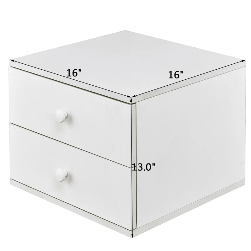 13 &quotтумбочка для спальни прикроватный шкаф с 2 ящиками белая мебель тумбочки