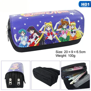 

Cartoon Anime Case Sailor Moon Pencil Case Pen Bag Women Zipper Make Up Bag Cosplay Handbag Pencilcase
