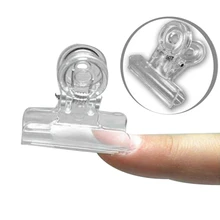 Изогнутые зажимы для ногтей многофункциональный инструмент акриловые ногти случайный цвет