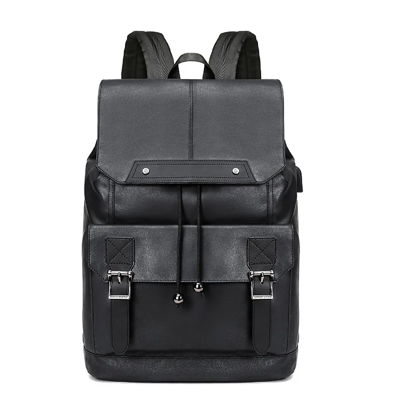 

New Style Men Backpack Cross Border Supply of Goods Fashion Backpack Business Casual Computer Bag Multi-functional Backpack Whol