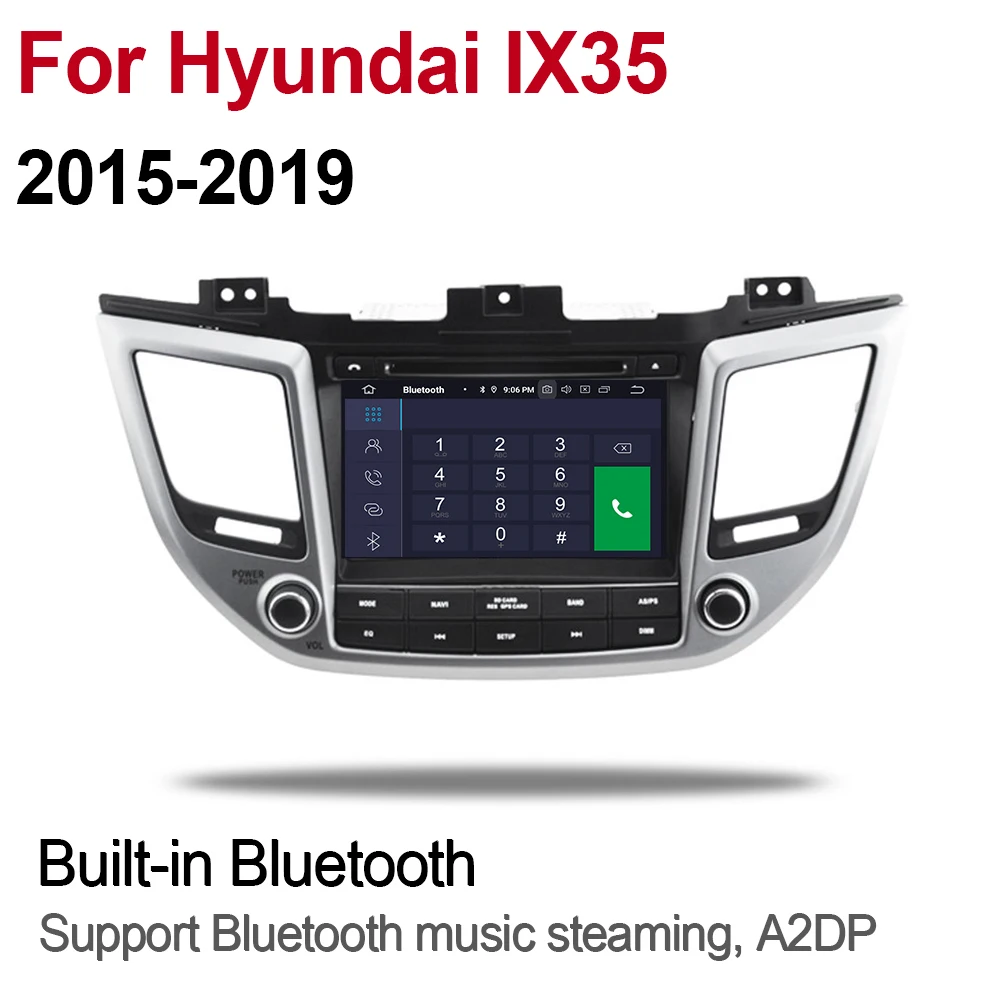ZaiXi " мультимедиа для Android плеер 2 Din wifi gps-навигация Авторадио для hyundai iX35~ сенсорный экран Bluetooth