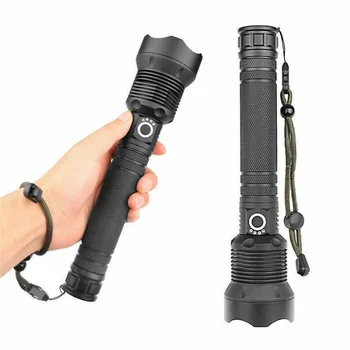 

120000 Lumens Rechargeable XHP70.2 Most Powerful LED Flashlight USB Zoom Torch Camping Hiking Flashlight Outdoor Tool