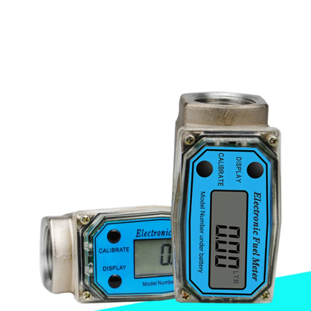 

K24 Fuel High Accuracy Adjustable Electronic Flow Meter Digital Display Aluminum Alloy Tools Lightweight Measuring Easy Operate