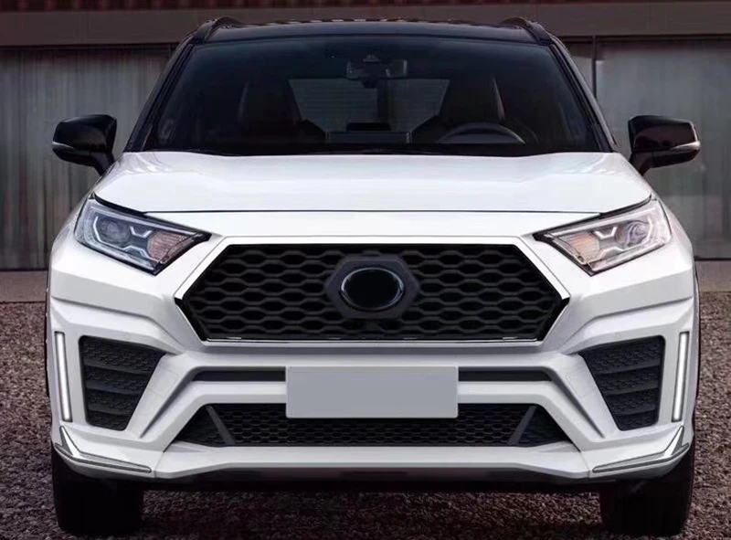 Для Toyota Rav4 Комплект кузова 2019 2020 передние и задние бамперы для нового rav4 боковая