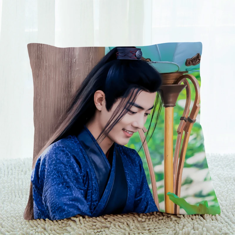 13 ChenQingLing The Untamed Wang Yibo XiaoZhan Fanart наволочка диванная подушка чехол для дома/кровати/дивана/автомобиля Decore косплей подарок - Цвет: 13