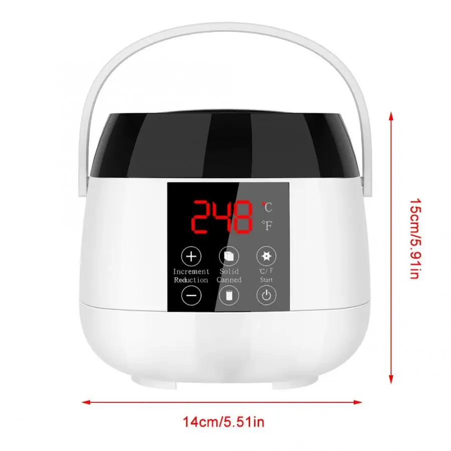 Intelligent Wax Depilatory Heater Set Hair Removal Wax Warmer Wax Beans Applicator Sticks Kit