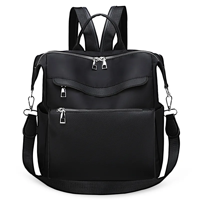 

2019 Women's Nylon Fashion Korean-style Large Capacity Computer Travel Backpack Students Trend Backpack School Bag Wholesale