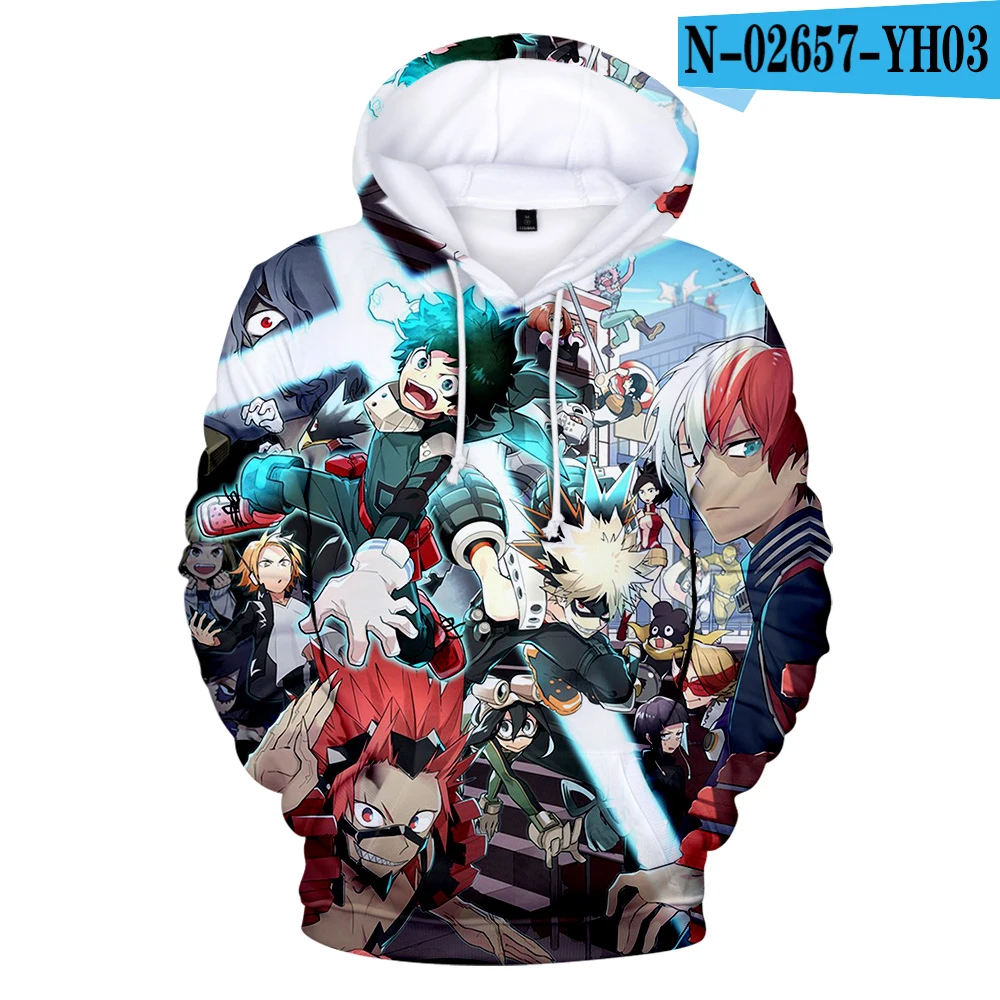 

Cute Children Sweatshirt My Hero Academia Hoodies Men High Quality Sweatshirt Hoody Autumn Winter Unisex Pullovers