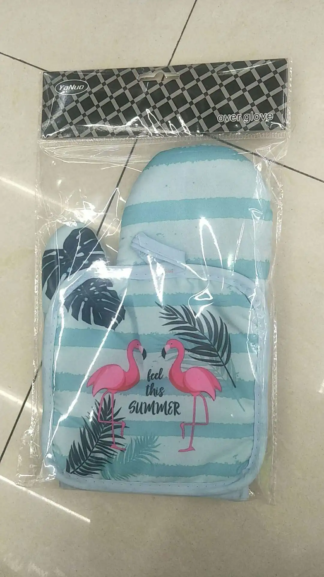 Foreign Trade Cross Border Supply of Goods Insulated Anti-Burns High-temperature Resistant Microwave Oven Gloves Bakery Oven Glo