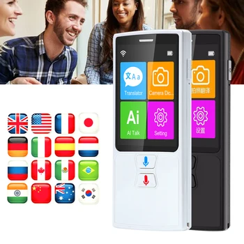 

Portable Voice Translator Smart Translator 76 Languages Two-Way Real Time Instant Voice Translator for Travel Business Shopping