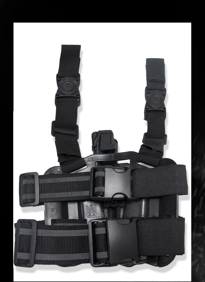 Armas de ar Coldre com Mag Tático Airsoft Coldre Militar Gota Perna Bolsa Mão Direita Arma Glock 17 19 22 23 31 32 Case Pistola 8 High Quality Esporte e Lazer
