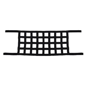 

Car Roof Rear Back Window Net Hammock Webbing Cargo Extra Storage Restraint For Jeep Wrangler TJ JK Rear Racks Accessories