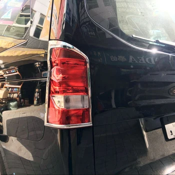 

For Mercedes-Benz Vito W447 2014-2019 accessories ABS Chrome Rear Tail Light Lamp Frame Cover Trim Car Styling